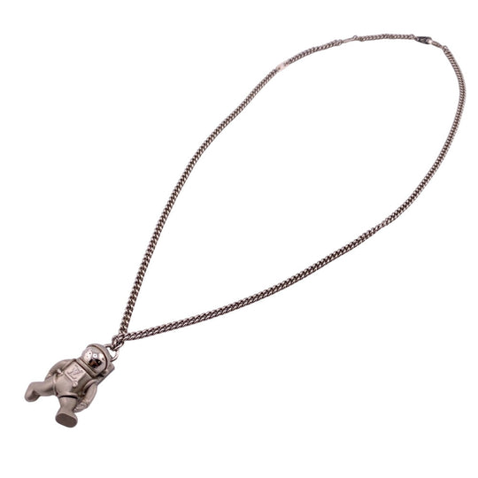 LOUIS VUITTON Necklace OB0198 Gold Plated Silver Collier Astro LV Galaxy Women Used Authentic