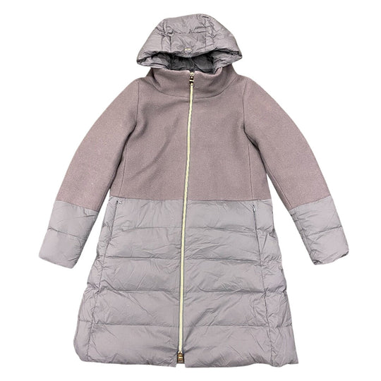 Herno Down jacket PI0848D Wool, Nylon Brown Women 42 Used Authentic