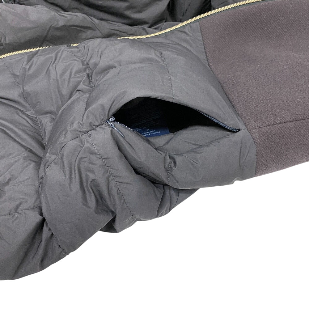 Herno Down jacket PI0848D Wool, Nylon Brown Women 42 Used Authentic