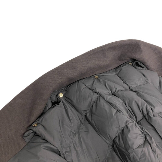 Herno Down jacket PI0848D Wool, Nylon Brown Women 42 Used Authentic