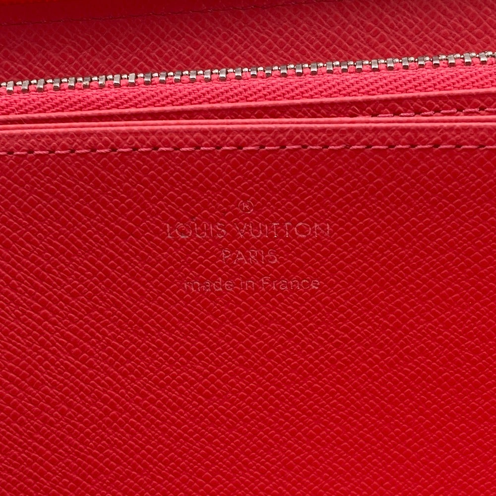 LOUIS VUITTON Long Wallet Purse M83074 leather Pink Sky Zip Around Epi Zippy wallet Women Used Authentic
