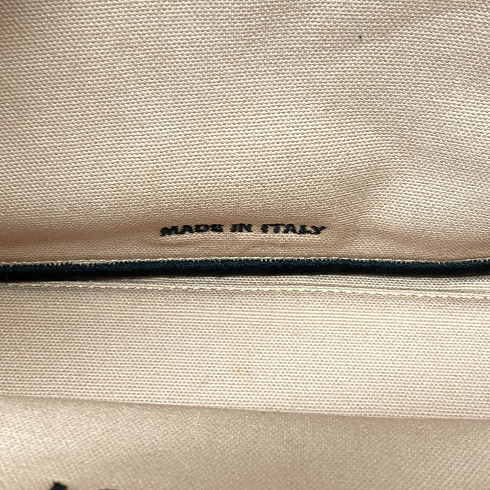FENDI Tote Bag 8BH378 canvas pink beige Rome Shopper Women Used Authentic