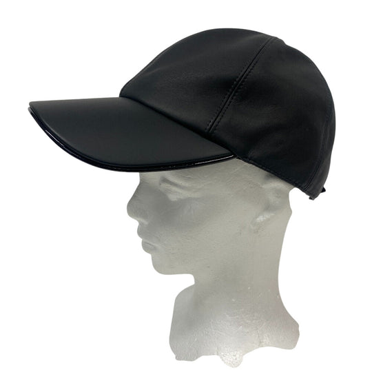 LOUIS VUITTON cap M77306 leather black Cruiser unisex(Unisex) Used Authentic