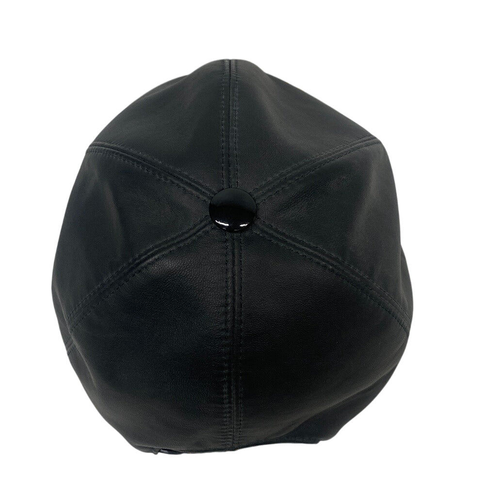 LOUIS VUITTON cap M77306 leather black Cruiser unisex(Unisex) Used Authentic