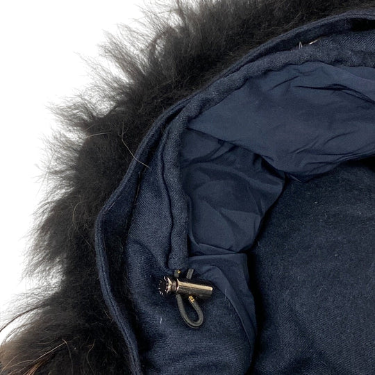 TATRAS Down jacket Navy Real fur pure quality Women 1 Used Authentic