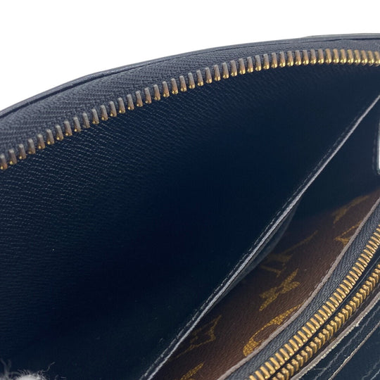 LOUIS VUITTON Long Wallet Purse M61855 leather Brown Zip Around Monogram Zippy wallet Retiro Women Used Authentic