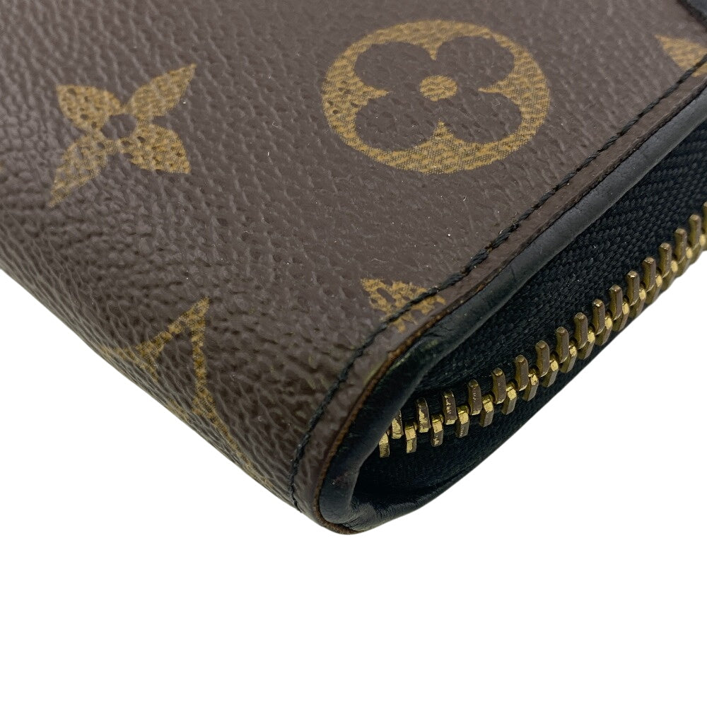 LOUIS VUITTON Long Wallet Purse M61855 leather Brown Zip Around Monogram Zippy wallet Retiro Women Used Authentic