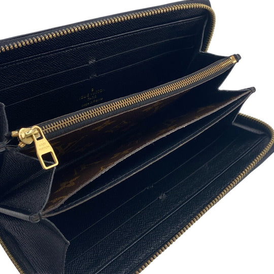 LOUIS VUITTON Long Wallet Purse M61855 leather Brown Zip Around Monogram Zippy wallet Retiro Women Used Authentic