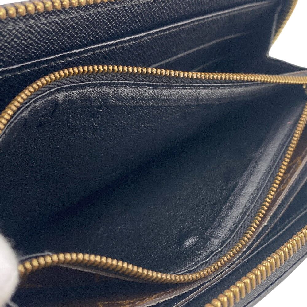 LOUIS VUITTON Long Wallet Purse M61855 leather Brown Zip Around Monogram Zippy wallet Retiro Women Used Authentic