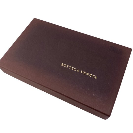 BOTTEGAVENETA Long Wallet Purse leather pink Zip Around INTRECCIATO Women Used Authentic