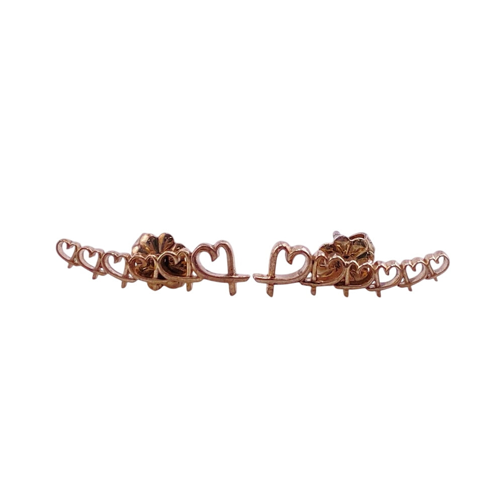 TIFFANY&Co. Pierce AG925 gold Loving heart climber Women Used Authentic