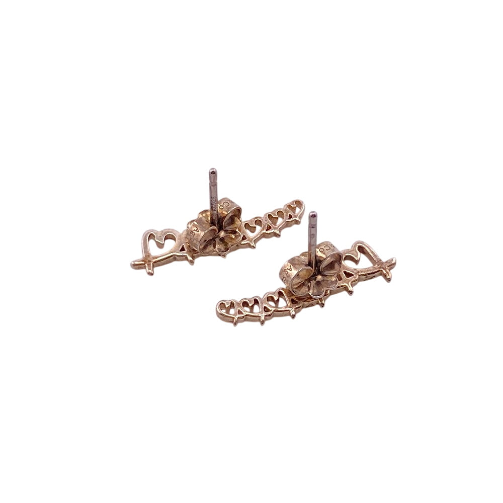 TIFFANY&Co. Pierce AG925 gold Loving heart climber Women Used Authentic