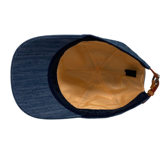 LOUIS VUITTON cap M7136M denim blue monogram constellation unisex(Unisex) Used Authentic