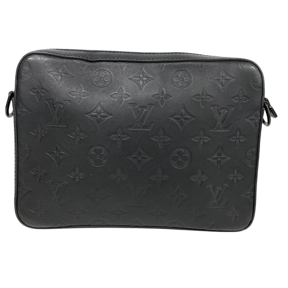 LOUIS VUITTON Messenger bag M69827 Monogram black Monogram shadow duo mens Used Authentic