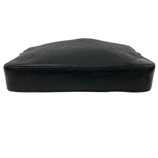 LOUIS VUITTON Messenger bag M69827 Monogram black Monogram shadow duo mens Used Authentic