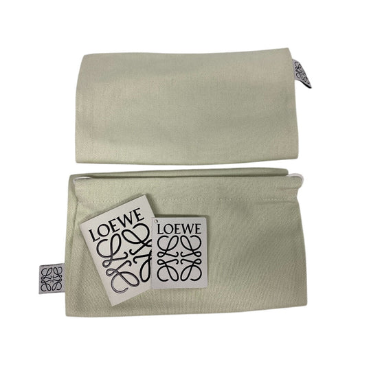 LOEWE Handbag Canvas, Leather Navy Repeat anagram Americana 28 Women Used Authentic