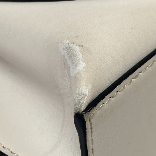 LOEWE Handbag leather beige mini Gate top handle anagram Women Used Authentic