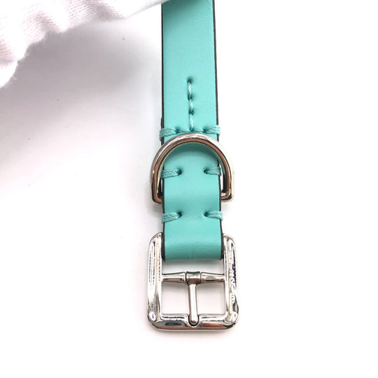 TIFFANY&Co. Other accessories leather TIFFANY & Co. Blue Pet collar Women XS Used Authentic