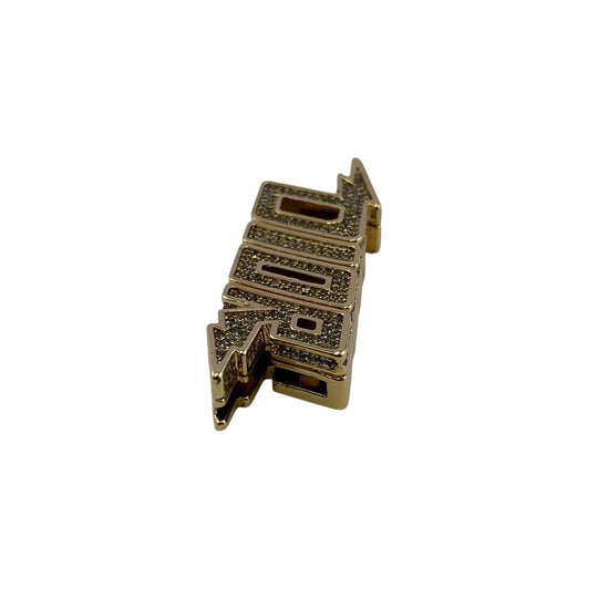 Dior charm Gold Plated, Rhinestone gold Women Used Authentic