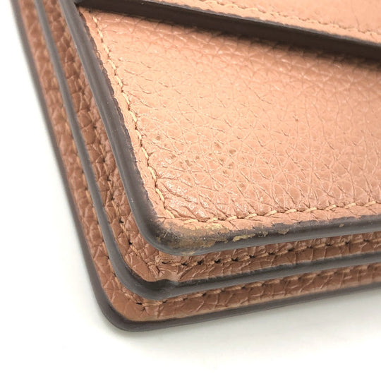 CARTIER Coin case leather beige PANTHERE Women Used Authentic