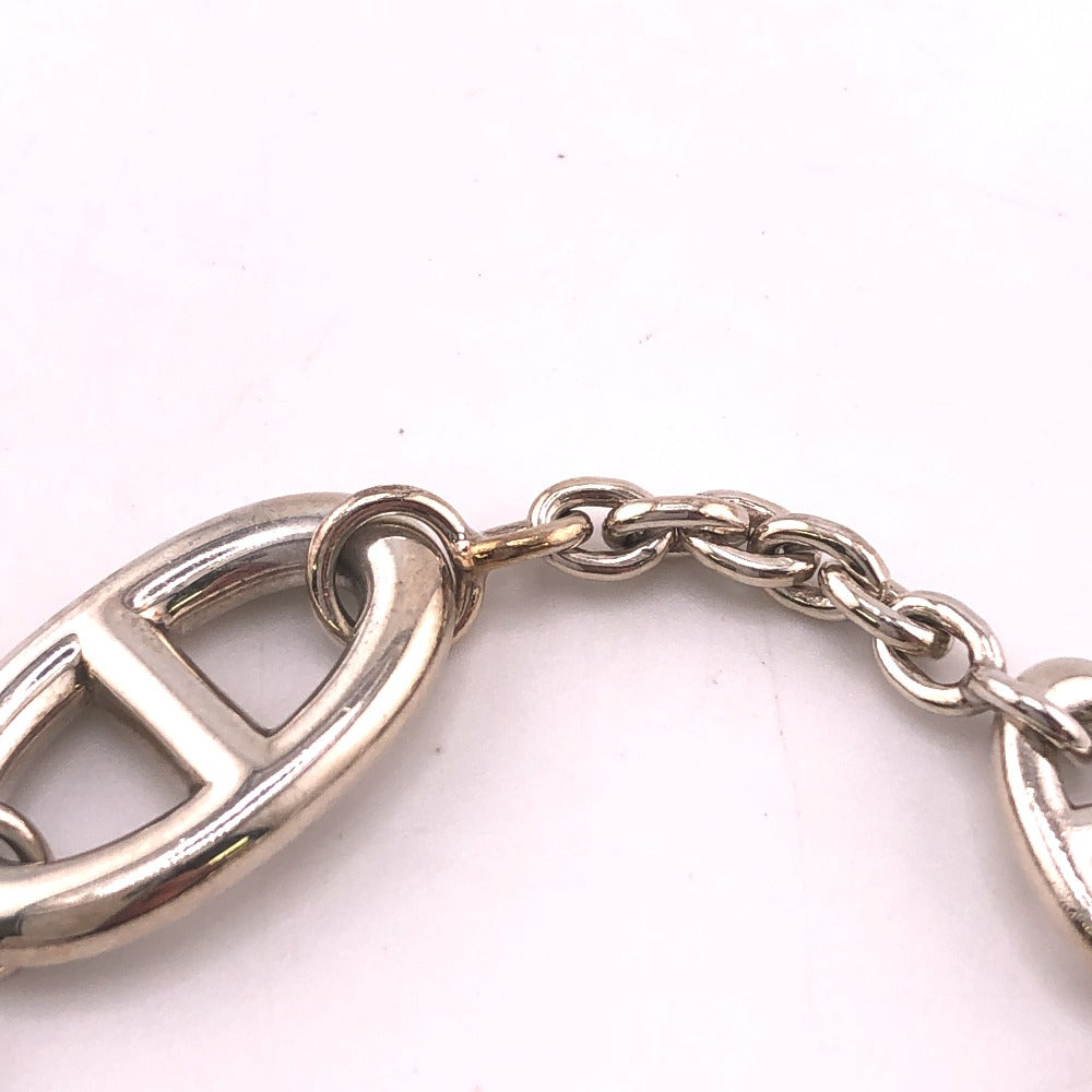 HERMES bracelet Silver925 Silver Silver Chene Dunkle Farandole Women Used Authentic