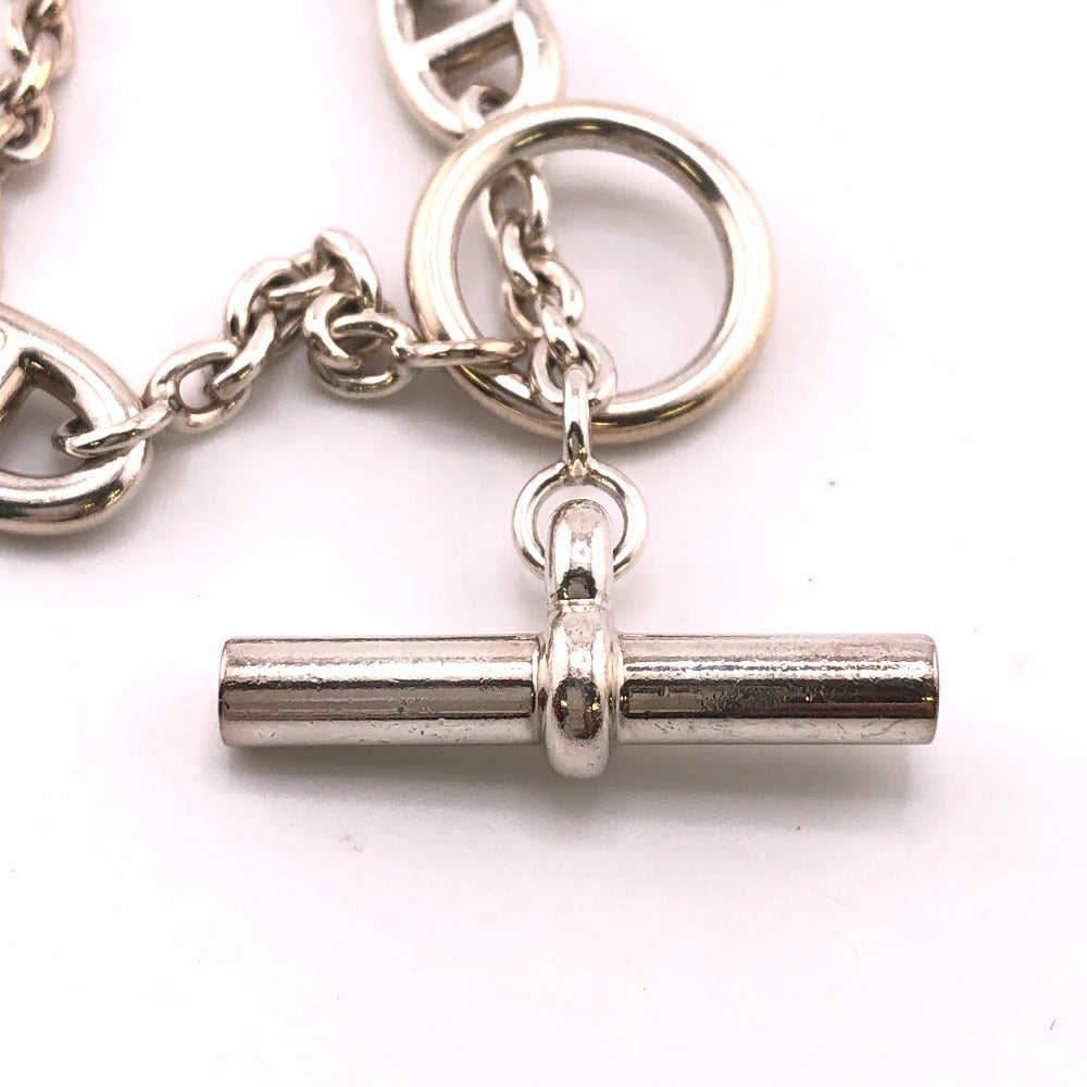HERMES bracelet Silver925 Silver Silver Chene Dunkle Farandole Women Used Authentic