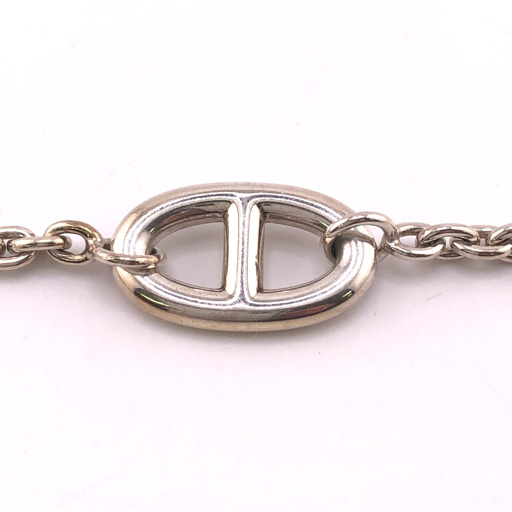 HERMES bracelet Silver925 Silver Silver Chene Dunkle Farandole Women Used Authentic