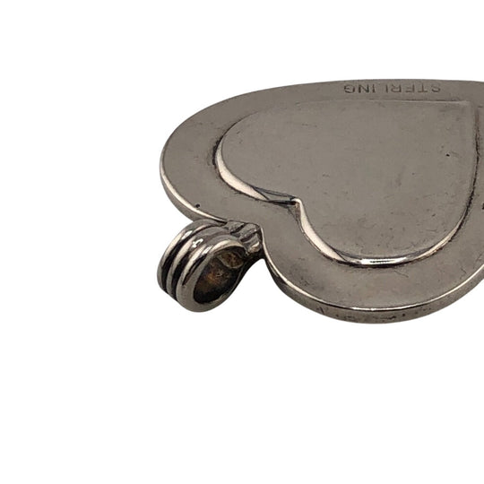 TIFFANY&Co. Pendant top Silver925 Silver Heart Plate Top Women Used Authentic