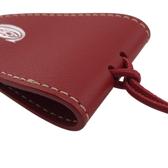 GOYARD charm leather Red Bag Clip Kuro Universal mens Used Authentic