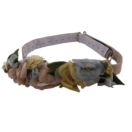 GUCCI hair accessory Rayon beige Katyusha flour Women Used Authentic