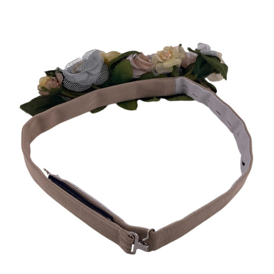 GUCCI hair accessory Rayon beige Katyusha flour Women Used Authentic