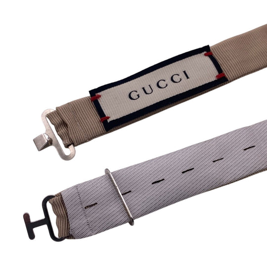 GUCCI hair accessory Rayon beige Katyusha flour Women Used Authentic