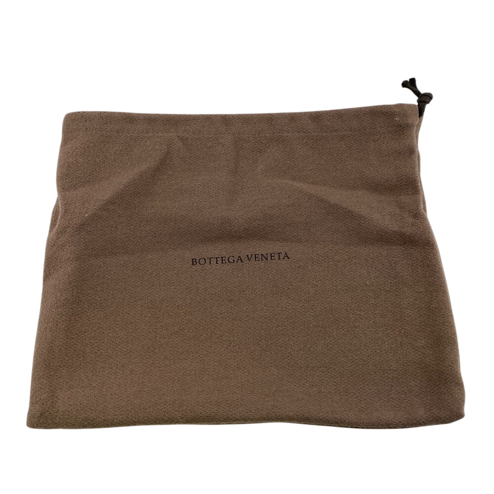 BOTTEGAVENETA Long Wallet Purse leather white Zip Around INTRECCIATO mens Used Authentic