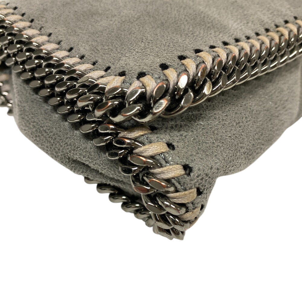Stella McCartney Shoulder Bag leather gray Shoulder Bag Falabella Women Used Authentic