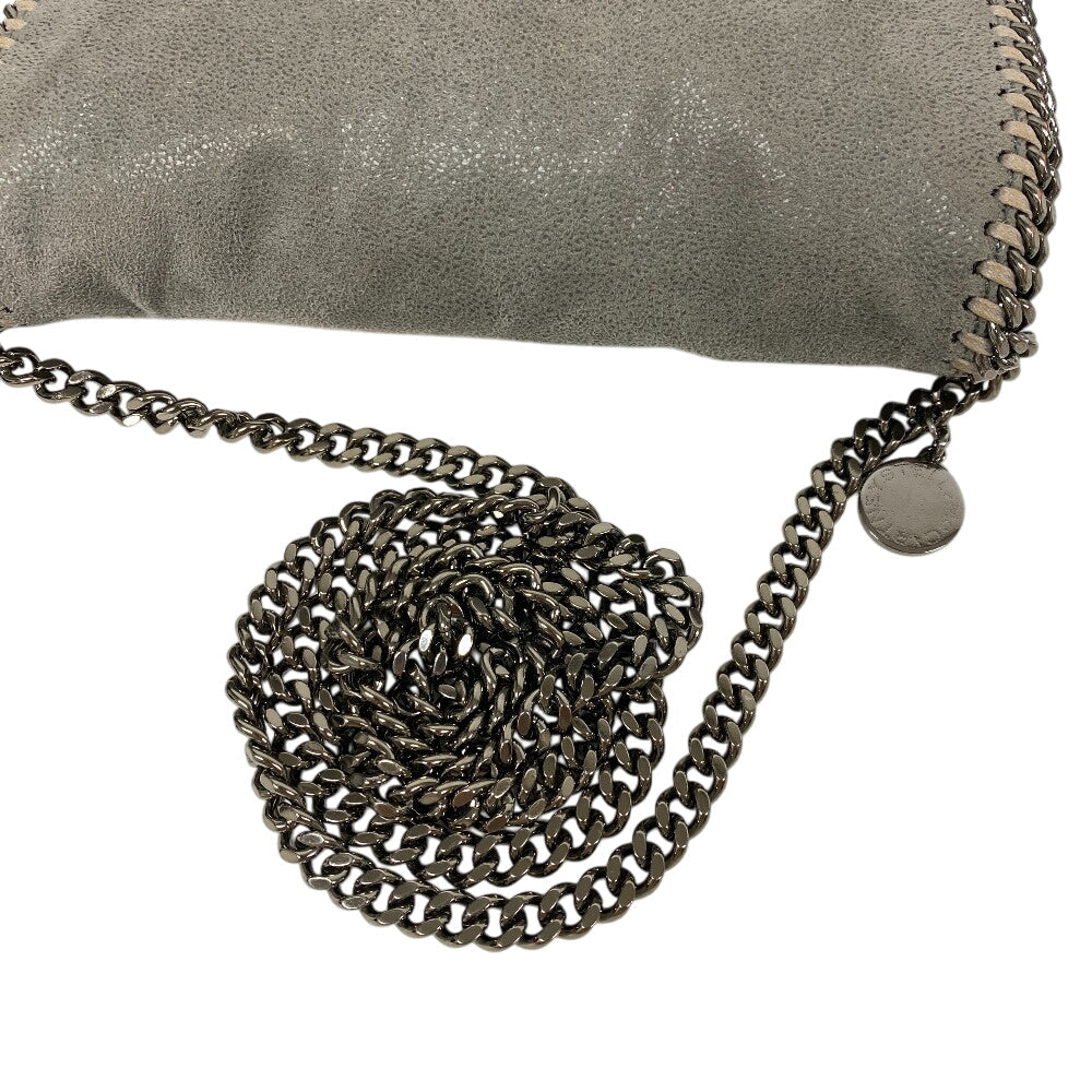 Stella McCartney Shoulder Bag leather gray Shoulder Bag Falabella Women Used Authentic