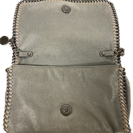 Stella McCartney Shoulder Bag leather gray Shoulder Bag Falabella Women Used Authentic