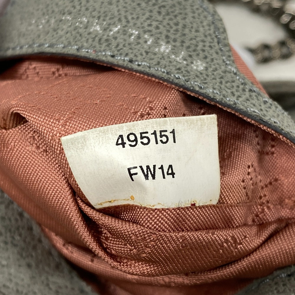 Stella McCartney Shoulder Bag leather gray Shoulder Bag Falabella Women Used Authentic