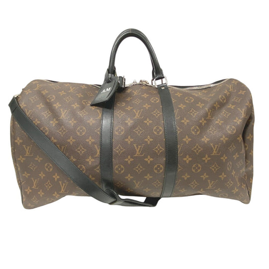 LOUIS VUITTON Boston Duffel bag M56714 Monogram Brown Keepall  Monogram macacer bandouliere55 Women Used Authentic