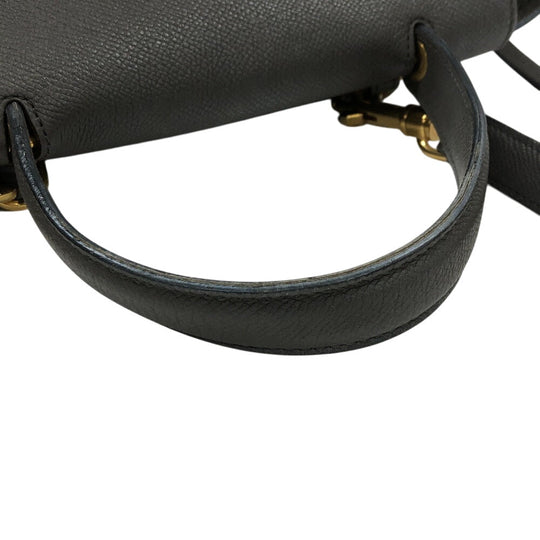 CELINE Handbag leather gray Nano Belt bag 2way Women Used Authentic