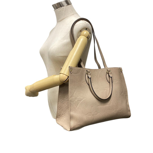 LOUIS VUITTON Handbag M45607 Monogram Ann Platt beige Monogram Ann Platt On the Go MM Women Used Authentic