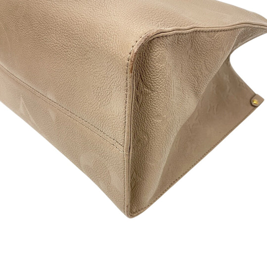 LOUIS VUITTON Handbag M45607 Monogram Ann Platt beige Monogram Ann Platt On the Go MM Women Used Authentic