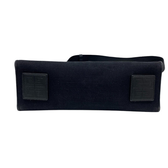 GIVENCHY Handbag canvas black medium G Tote logo Women Used Authentic