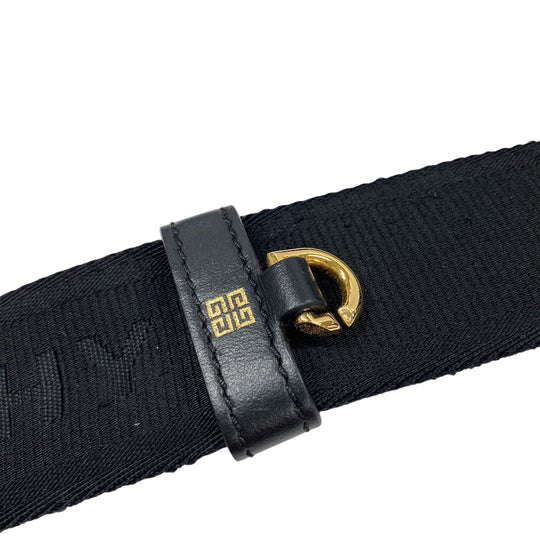 GIVENCHY Handbag canvas black medium G Tote logo Women Used Authentic