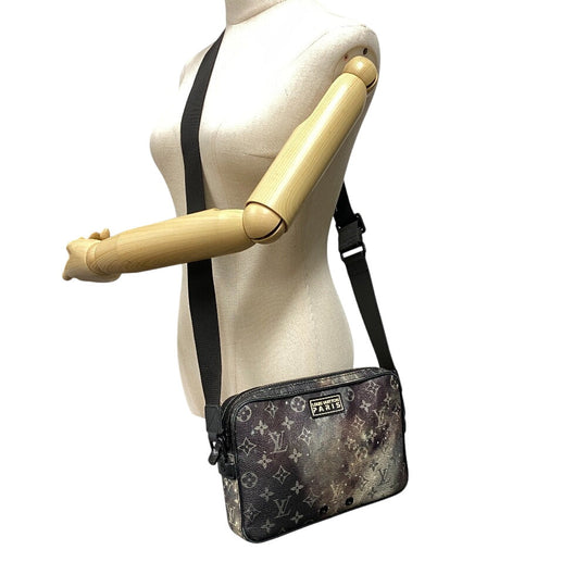 LOUIS VUITTON Messenger bag M44165 Monogram, PVC gray Monogram Galaxy Alpha messenger mens Used Authentic