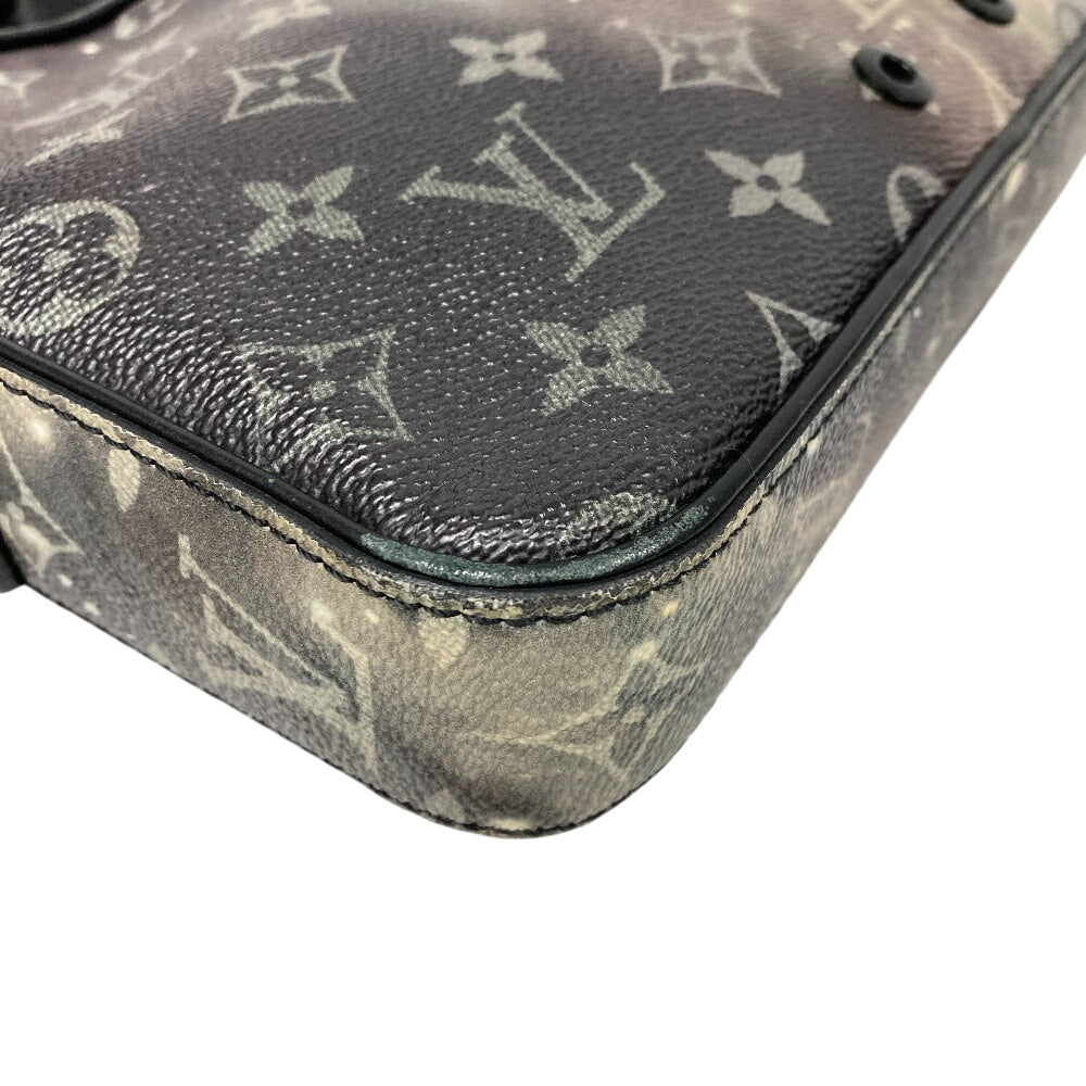 LOUIS VUITTON Messenger bag M44165 Monogram, PVC gray Monogram Galaxy Alpha messenger mens Used Authentic
