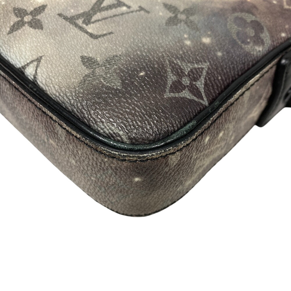 LOUIS VUITTON Messenger bag M44165 Monogram, PVC gray Monogram Galaxy Alpha messenger mens Used Authentic