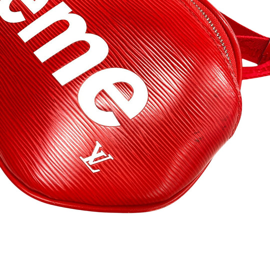 LOUIS VUITTON Sling bag M53418 Epi Leather Red Bum bag Epi Supreme mens Used Authentic