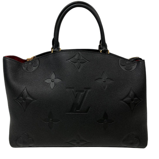 LOUIS VUITTON Handbag M45811 leather black Monogram Ann Platt Grand Palais MM Women Used Authentic