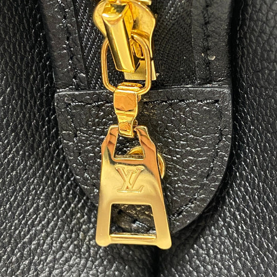 LOUIS VUITTON Handbag M45811 leather black Monogram Ann Platt Grand Palais MM Women Used Authentic