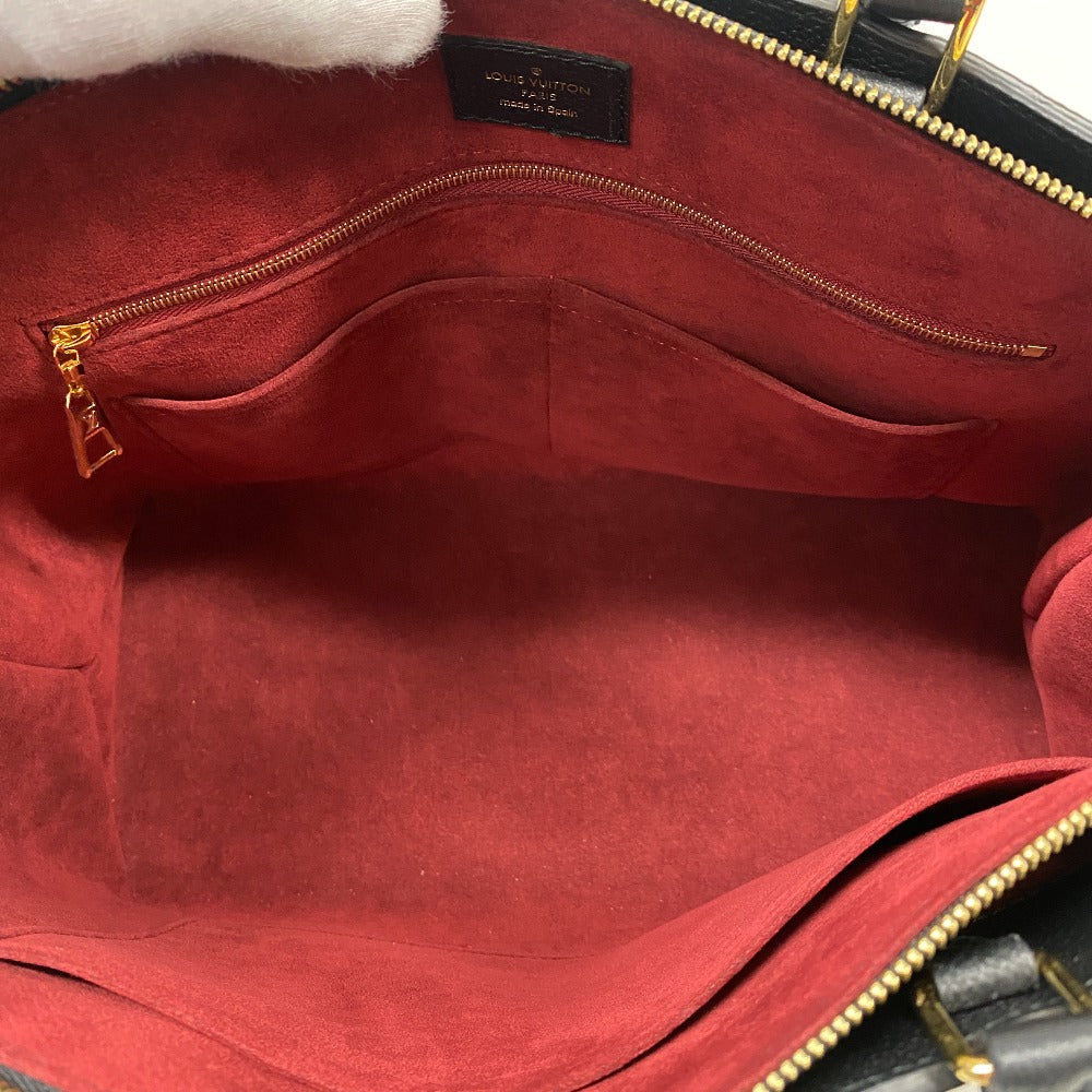 LOUIS VUITTON Handbag M45811 leather black Monogram Ann Platt Grand Palais MM Women Used Authentic